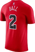 Nike Men's Chicago Bulls Lonzo Ball #2 T-Shirt