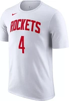 Nike Men's Houston Rockets Jalen Green #4 White T-Shirt