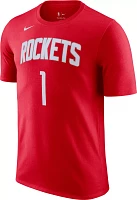 Nike Men's Houston Rockets Jabari Smith #1 Red T-Shirt