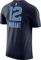 Nike Men's Memphis Grizzlies Ja Morant #12 Navy T-Shirt