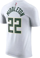 Nike Men's Milwaukee Bucks Khris Middleton #22 T-Shirt