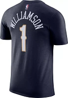 Nike Men's New Orleans Pelicans Zion Williamson #1 Navy T-Shirt