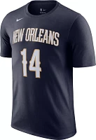 Nike Men's New Orleans Pelicans Brandon Ingram #14 Navy T-Shirt