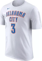 Nike Men's Oklahoma City Thunder Josh Giddey #3 White T-Shirt