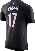 Nike Men's Portland Trail Blazers Shaedon Sharpe #17 Black T-Shirt