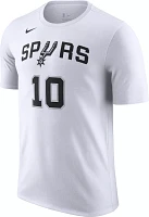 Nike Men's San Antonio Spurs Jeremy Sochan #10 White T-Shirt