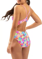 Dolfin Women's Uglies Peace Print One-Piece Swimsuit