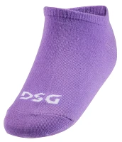 DSG Girls' Fashion Low-Cut Socks Multicolor 6-Pack