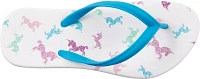 DSG Kids' Unicorn Print Flip Flops