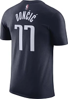 Nike Men's Dallas Mavericks Luka Doncic #77 Navy T-Shirt