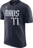 Nike Men's Dallas Mavericks Luka Doncic #77 Navy T-Shirt