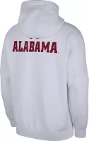 Nike Men's Alabama Crimson Tide White Football Team Issue Club Fleece Pullover Hoodie