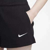 Nike Women's Sportswear High-Waisted Ribbed Jersey Shorts