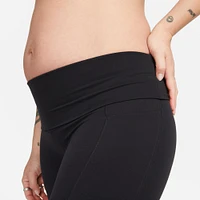 Nike Women's Zenvy Maternity Gentle-Support High-Waisted 8" Biker Shorts