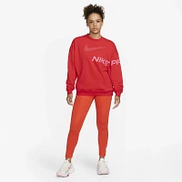 Nike Women's Dri-FIT Get Fit French Terry Graphic Crew-Neck Sweatshirt