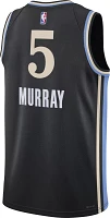 Nike Men's 2023-24 City Edition Atlanta Hawks Dejounte Murray #5 Black Swingman Jersey