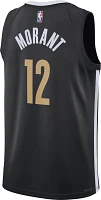 Nike Men's 2023-24 City Edition Memphis Grizzlies Ja Morant #12 Black Swingman Jersey