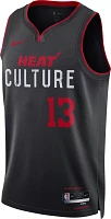 Nike Men's 2023-24 City Edition Miami Heat Bam Adebayo #13 Black Swingman Jersey