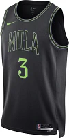 Nike Men's 2023-24 City Edition New Orleans Pelicans CJ McCollum #3 Black Swingman Jersey