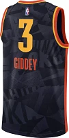 Nike Men's 2023-24 City Edition Oklahoma Thunder Josh Giddey #3 Navy Swingman Jersey