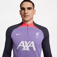 Nike Liverpool FC 2023 Purple Quarter-Zip Long Sleeve Jersey