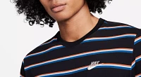 Nike Men's Sportswear Club Stripe Short Sleeve T-Shirt