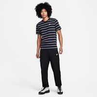 Nike Men's Sportswear Club Stripe Short Sleeve T-Shirt