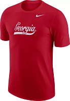 Nike Men's Georgia Bulldogs Red Vault Wordmark T-Shirt