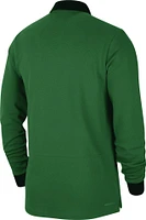 Nike Men's Oregon Ducks Green Dri-Fit Rugby Long Sleeve Polo