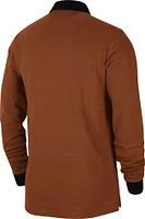 Nike Men's Texas Longhorns Burnt Orange Dri-Fit Rugby Long Sleeve Polo