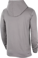 Nike Men's Ohio State Buckeyes GrayPewter Grey Dri-FIT Football Team Issue Long Sleeve T-Shirt