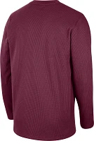 Nike Men's Florida State Seminoles Garnet Dri-FIT Crew Long Sleeve T-Shirt