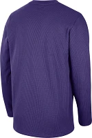 Nike Men's LSU Tigers Purple Dri-FIT Crew Long Sleeve T-Shirt