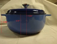 Lodge 6-Quart Enameled Cast Iron Dutch Oven