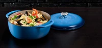 Lodge 6-Quart Enameled Cast Iron Dutch Oven