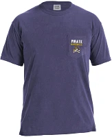 Image One Men's East Carolina Pirates Purple Pocket T-Shirt