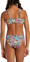 Roxy Girls' Daisy Mood Crop Top Swim Set