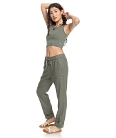 Roxy Women's On the Seashore Linen Trousers