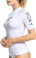 Roxy Women's Whole Hearted Short Sleeve Rashguard