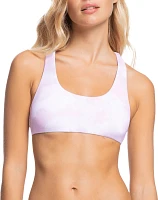 Roxy Women's Sea & Waves Reversible Athletic Bikini Top