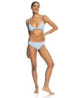 Roxy Women's Love The Surf Rib Knot Bikini Top