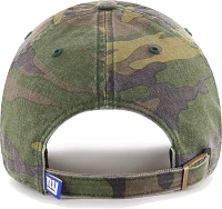 '47 Men's New York Giants Camo Adjustable Clean Up Hat