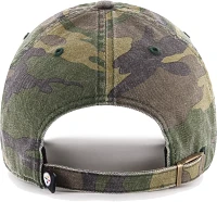 '47 Men's Pittsburgh Steelers Camo Adjustable Clean Up Hat