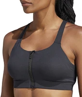 adidas Women's TLRD Impact Luxe High-Support Zip Bra