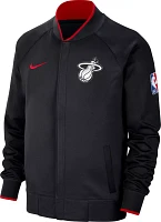 Nike Men's 2023-24 City Edition Miami Heat Black Showtime Full Zip Jacket