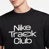 Nike Men's Dri-FIT Hyverse Track Club Short Sleeve Running Graphic T-Shirt