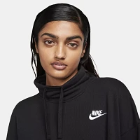 Nike Women's Club Fleece Mock Neck Oversized Hoodie