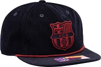 Fan Ink FC Barcelona Cord Navy Adjustable Hat