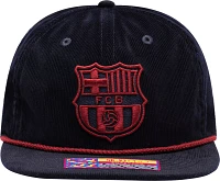 Fan Ink FC Barcelona Cord Navy Adjustable Hat