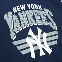 Mitchell & Ness Men's New York Yankees Navy All Over 3.0 Crew Neck Sweatshirt